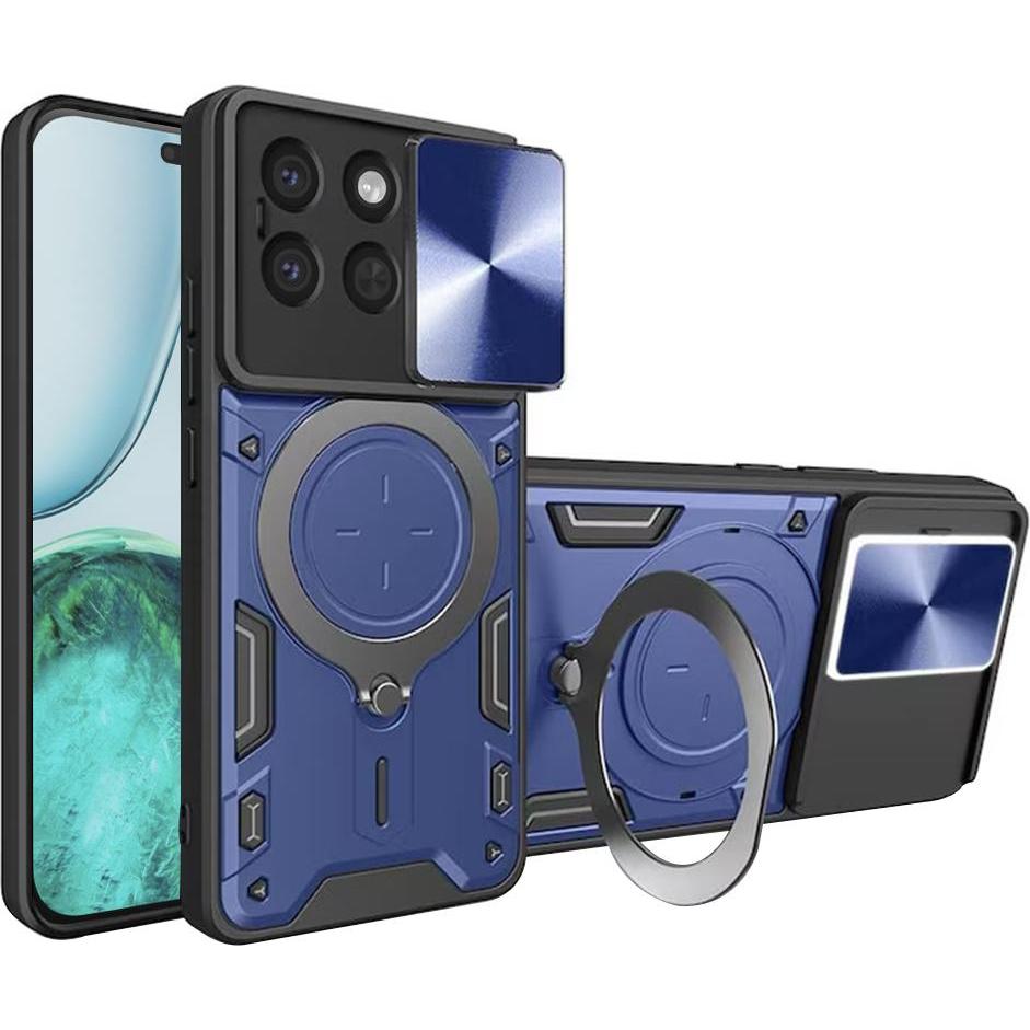 Techsuit - CamGuard Pro - Honor X8c - Blue (Honor X8), Cover smartphone, Blu