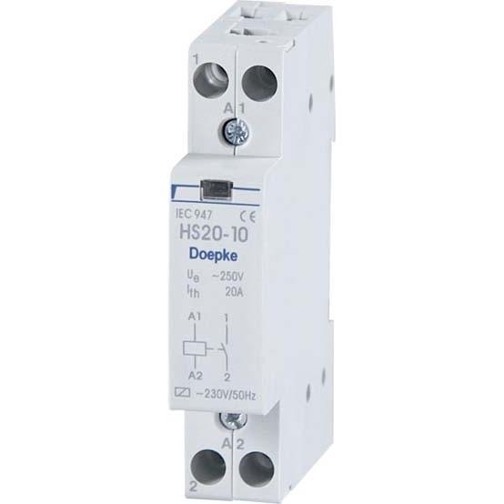 Doepke DOEP HS20-11 SchÃ¼tz 20A/230V/50Hz InstallationsschÃ¼tz HS20-1, Relais