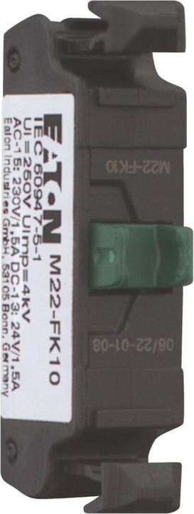 Produktbild Eaton Flat Rear contact block, 1 NO (Indoor)