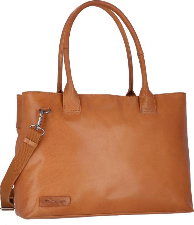 Actual product image Plevier Amber damestas 15.6 inch cognac.