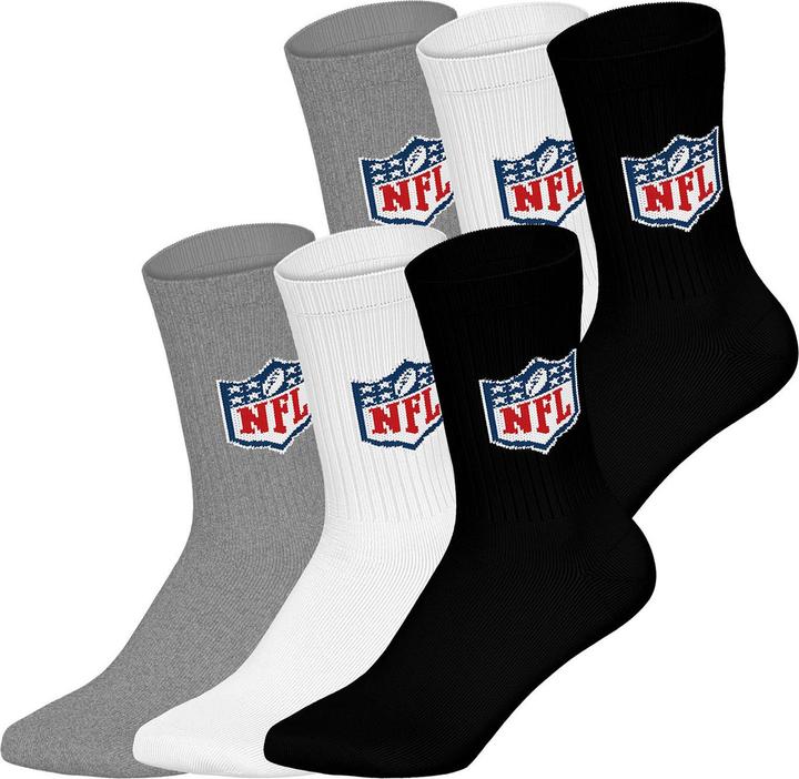 Produktbild NFL Freizeitsocken Shield Crew (6er Pack, 35 - 38)