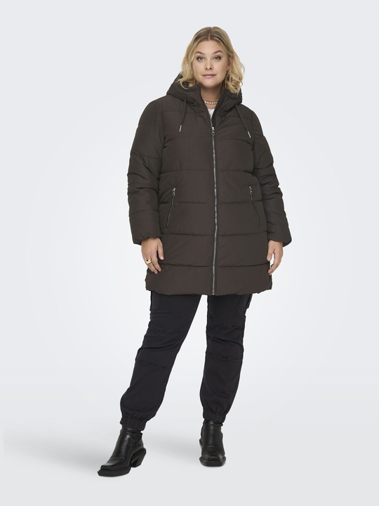 Produktbild Only Langer Curvy-Puffer- Mantel Mantel (S)