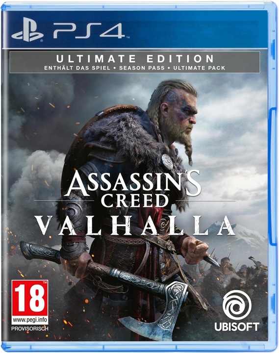 Actual product image Ubisoft Assassin's Creed Valhalla - Ultimate Edition (PS4, Multilingual)