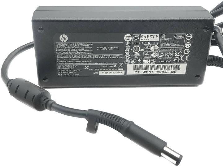 Actual product image HP 609941-001 AC adapter (120 W)