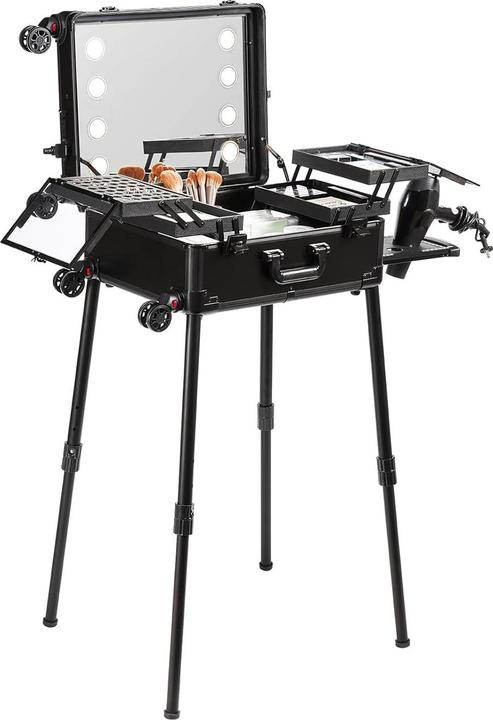 Actual product image Vevor Rolling Makeup Case Trolley