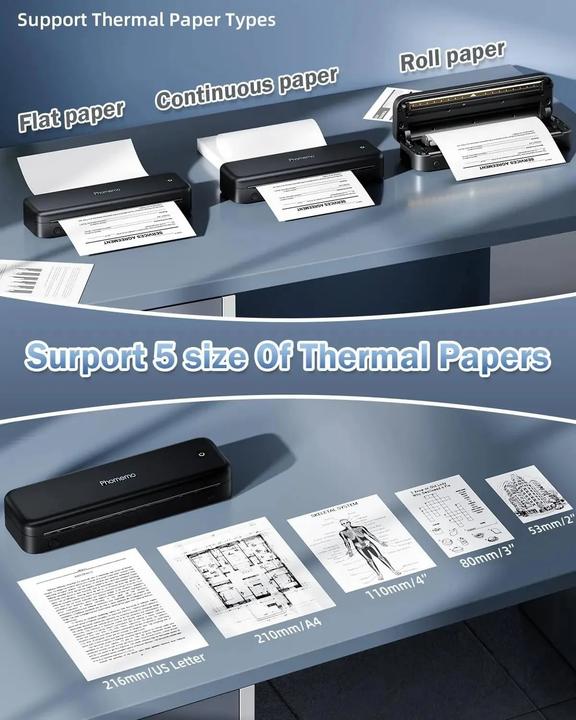 Produktbild Phomemo M834 mit Bluetooth BLA (300 dpi)