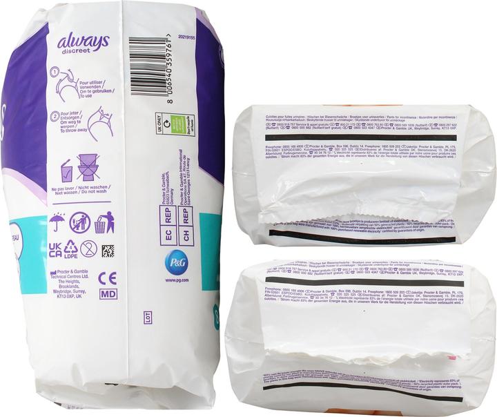 Produktbild Always Discreet (8x, Large)