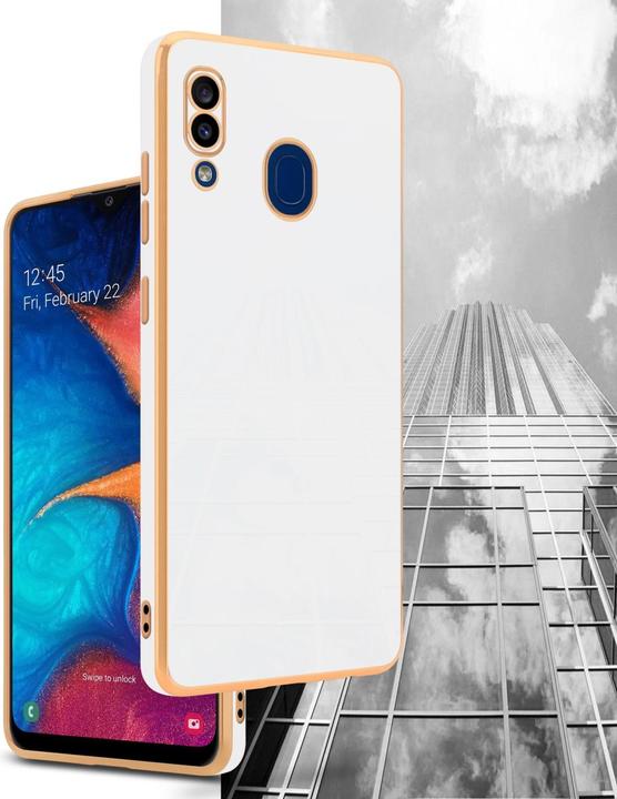 Actual product image Cadorabo Case for Samsung Galaxy A20 / A30 / M10s in TPU with camera protection LM130 Style (Samsung Galaxy A20, Samsung Galaxy M10s, TCL A30)