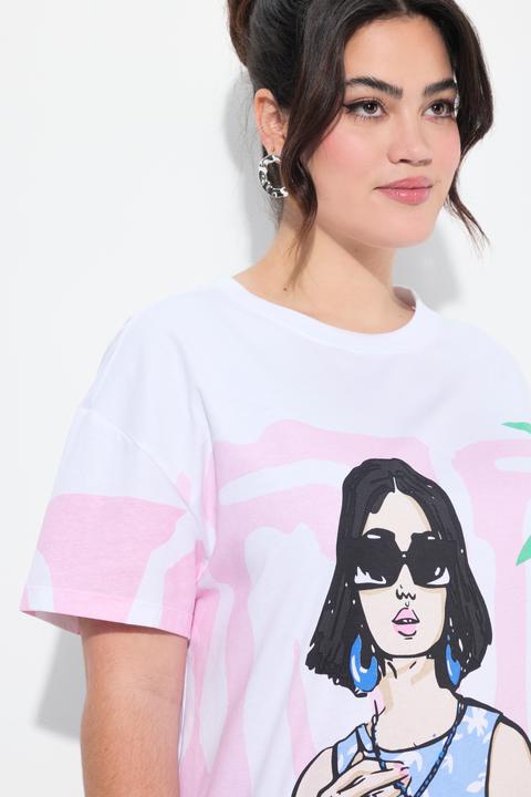 Produktbild Angel of Style T-Shirt, Boxy Fit, Frauen-Motiv (58)