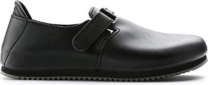 Actual product image Birkenstock Clog Linz Superlauf, natural leather, black, narrow, size 39 (39)