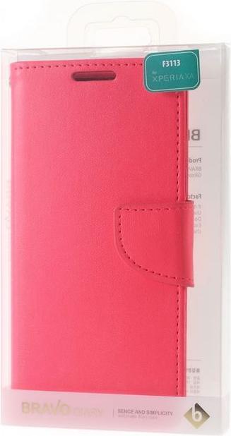 Actual product image Goospery Bravo Diary Series (Sony Xperia XA)