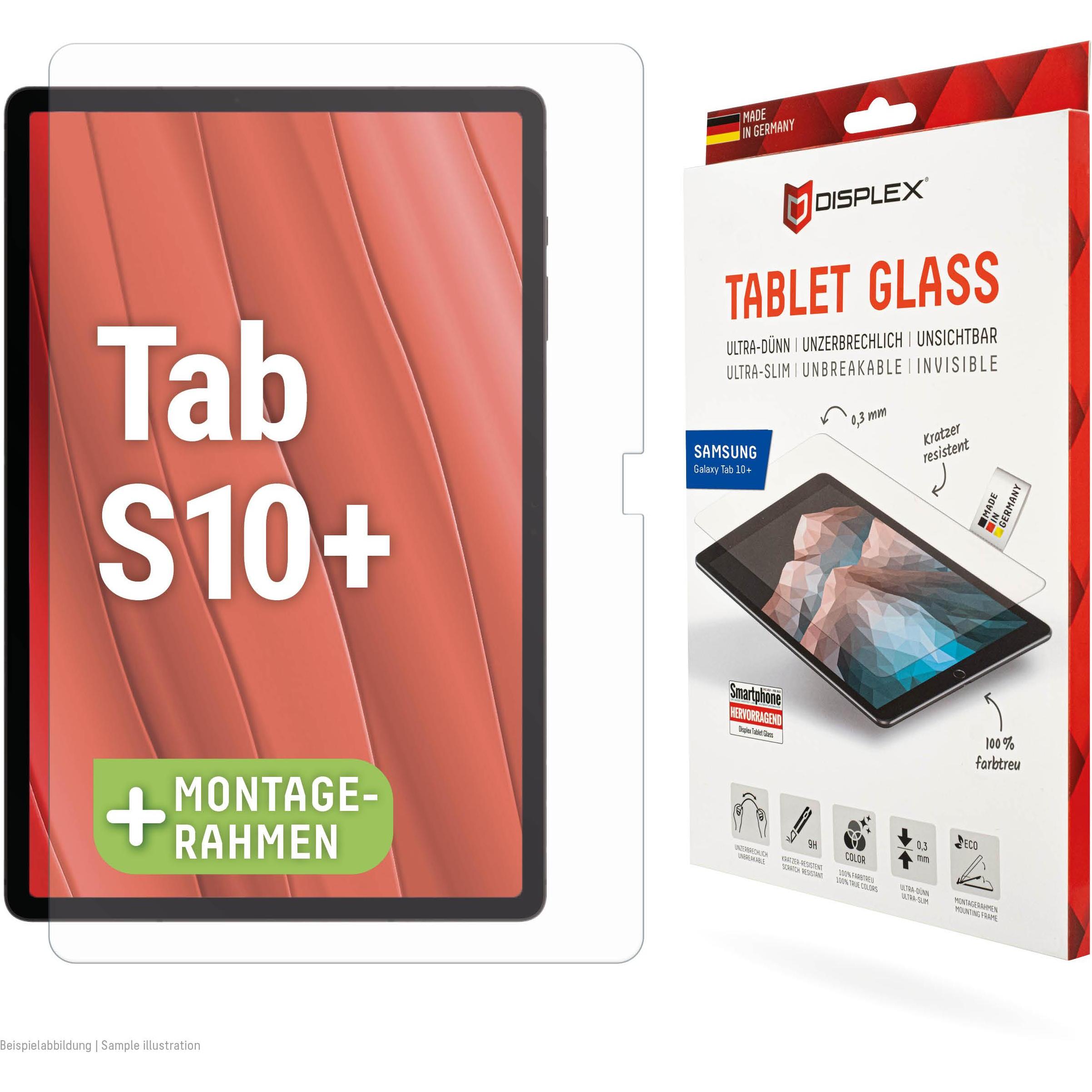 Displex Tablet Glass, Tablet Schutzglas (1 Stück, Galaxy Tab S10+), Tablet Schutzfolie