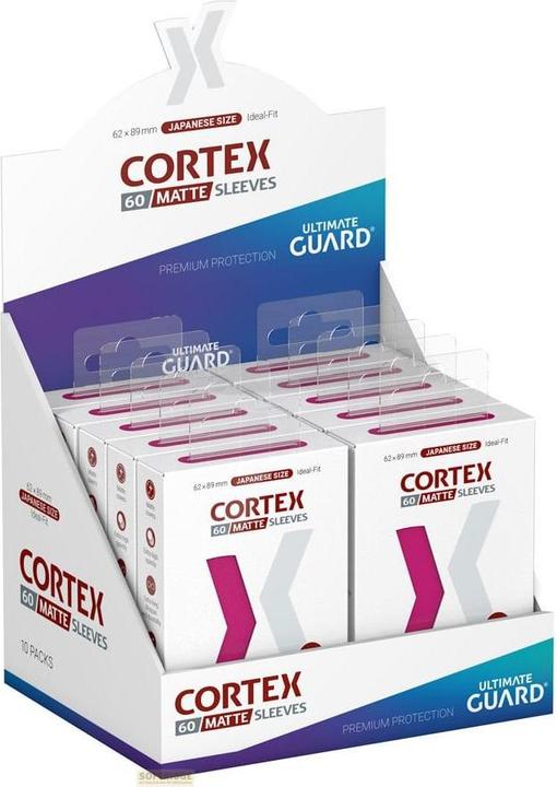 Produktbild Ultimate Guard 60 pochettes Cortex Sleeves format japonais Matte Pink