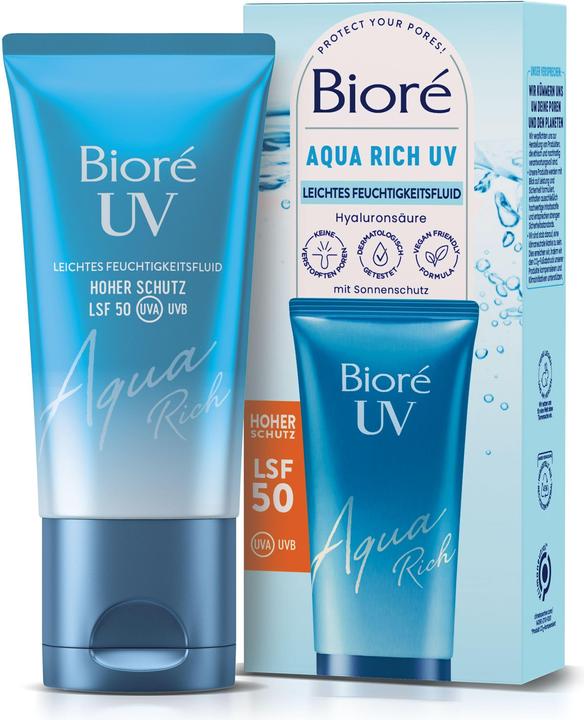 Produktbild Bioré Aqua Rich UV (Sonnengel, SPF 50, 50 ml)