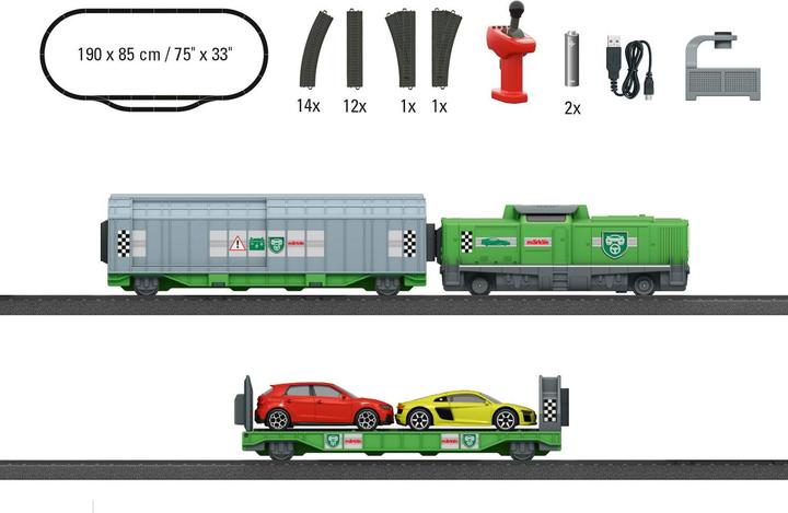 Image du produit Märklin my world 29347 - Coffret de départ transport de voiture (Piste H0)