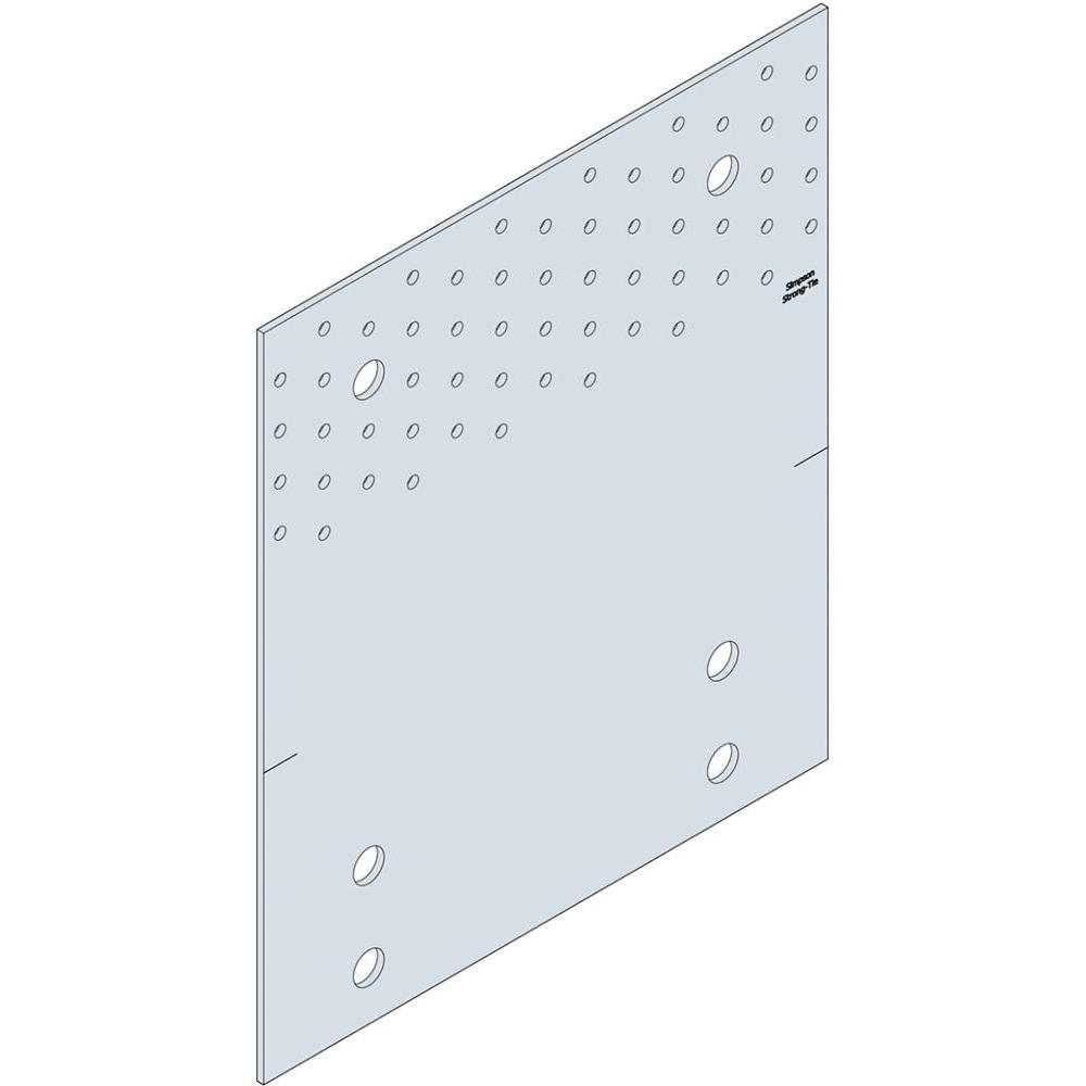 Simpson Sst, Baubeschläge + Holzverbinder, Zug- und Scherplatten SIMPSON (Flachverbinder, 1 Stk.)