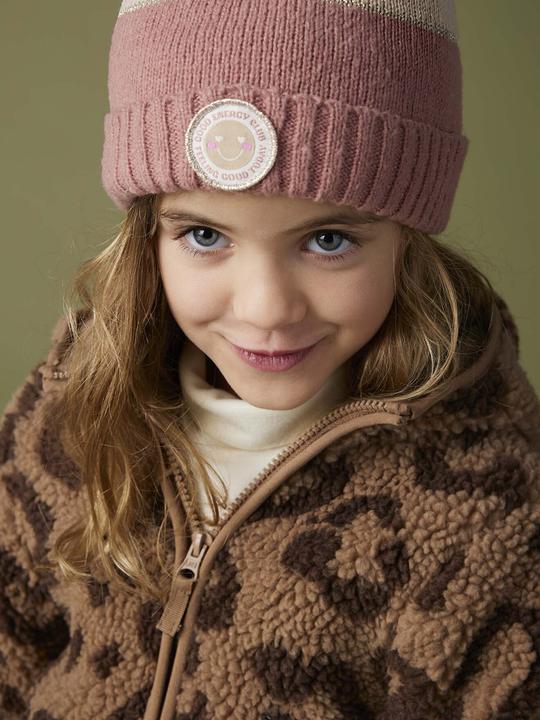 Immagine prodotto Vertbaudet Mädchen Teddyfleece-Jacke mit Kapuze und Leopardenmuster (110)