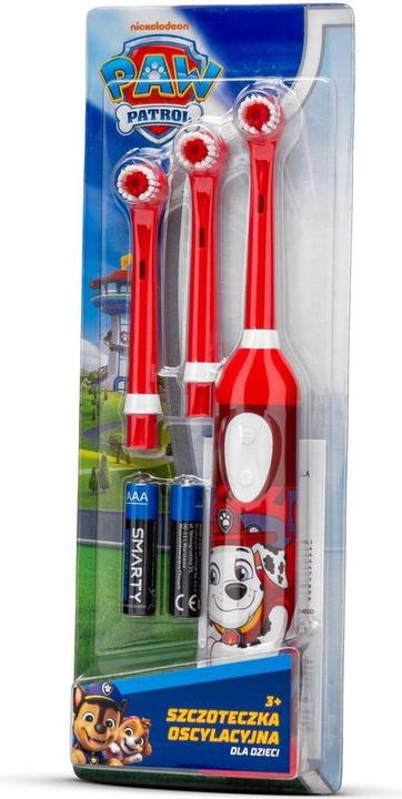 Actual product image Huslog Paw Patrol oscillating children's toothbrush red pattern 2 (Soft)