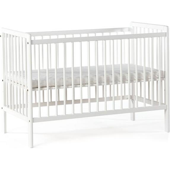 Babytrold Bianco Lettino Bebè, Letto In Legno Mia 120X60cm (60 X 120 Cm)