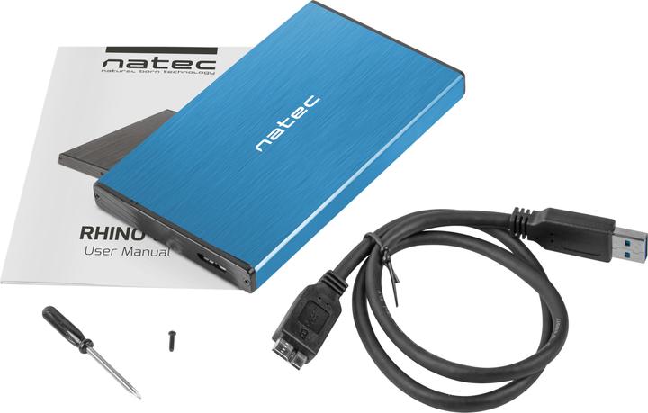 Productafbeelding Natec Rhino GO HDD / SSD behuizing 2,5 inch (2.5")