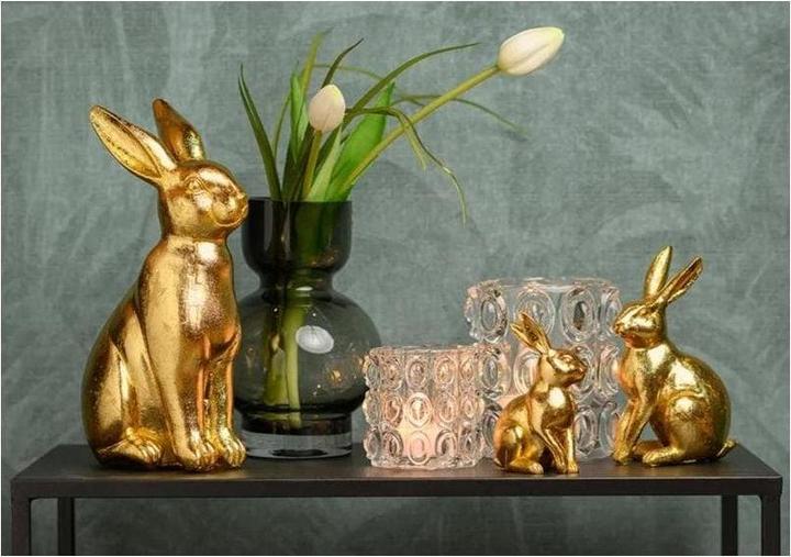 Image du produit G. Wurm Lapin en poly or (L/H/P) 8x12x6cm (1x)