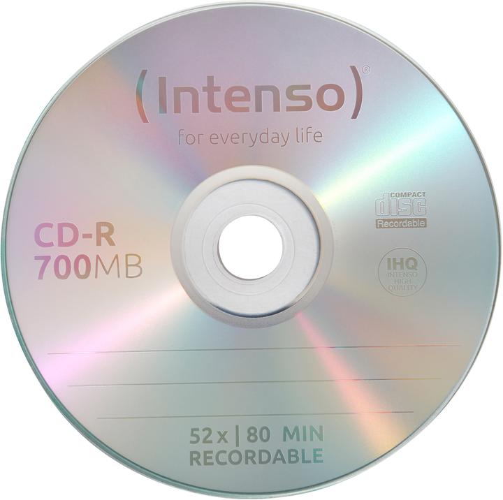 Produktbild Intenso CD-R Cake Box 80MIN/700MB (100 x)