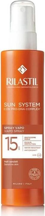 Rilastil Sun System Body Spray Ultra Light SPF15 for All Skin Types 200ml (Sonnenspray, SPF 15, 200 ml)
