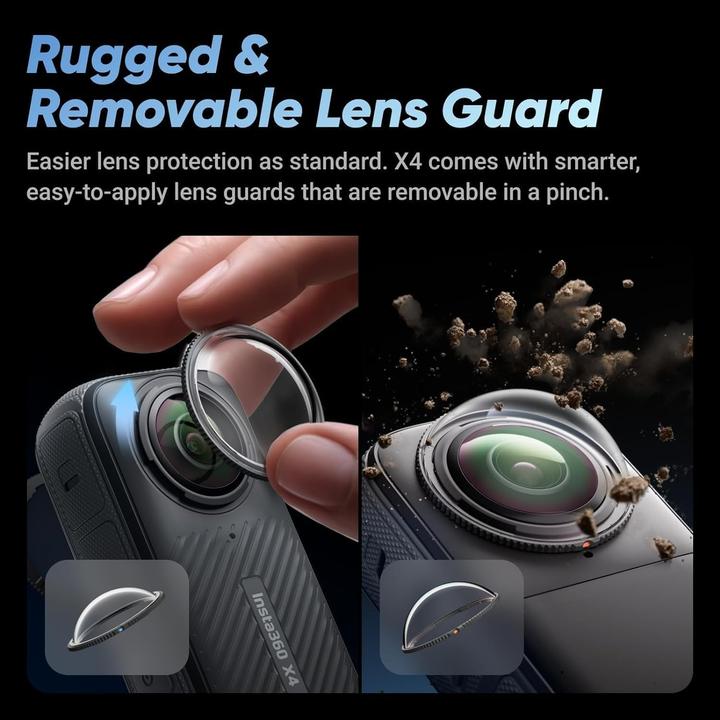 Image du produit Insta360 X4 Standard Bundle (30p, Bluetooth, WiFi)