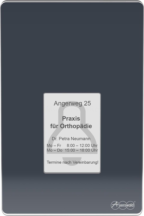 Produktbild Auerswald TFS-Dialog 400 anthrazit Sprechanlagen-System für a/b-Schnittstellen mit eleganter Glassfront