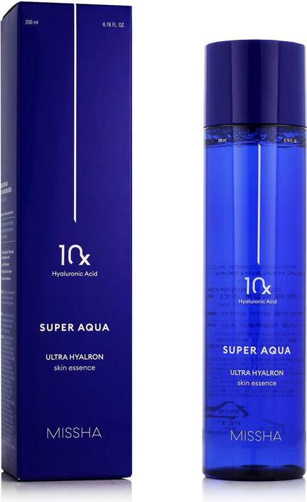 Produktbild Missha Super Aqua Ultra Hyalron Skin Essence nawilżająca esencja z kwasem hialuronowym 200ml (Gesichtsseife, 200 ml)