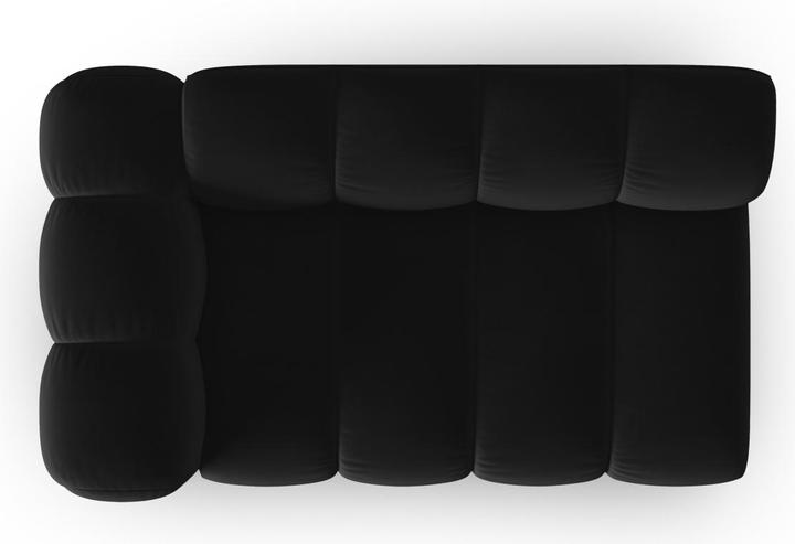Image du produit Micadoni Canapé Modulable Gauche en Velours, "Lupine", 2 Places, 145x95x70Fabriqué en Europe (2 places)