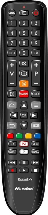 Immagine prodotto Meliconi Gumbody Personal 7 plus telecomando IR Wireless TV Pulsanti (Telecomando universale, Infrarossi)