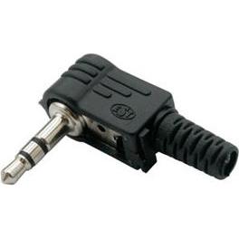 Lumberg Audio Jack connector male 3.5 mm Stereo, Audio Adapter, Schwarz, Silber