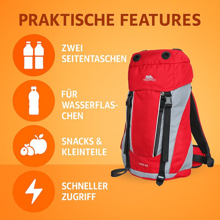 Image du produit Trespass TREK 33 - Sac à dos de randonnée (33 l)