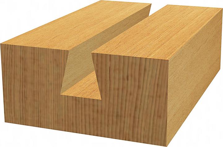 Produktbild Bosch Professional Zubehör Zinkenfräser, 8 mm, D1 14 mm, L 14 mm, G 55 mm, 15°