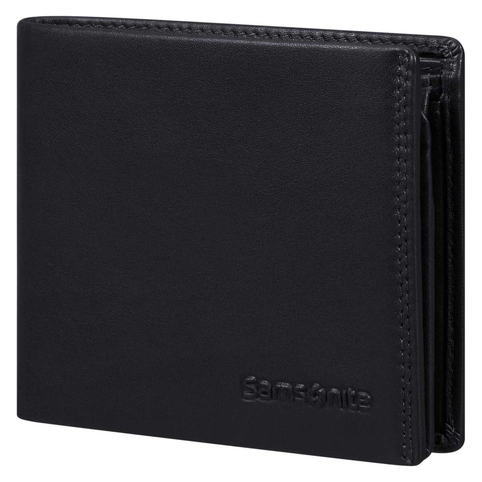 Samsonite, Herren, Portemonnaie, Attack 2 Slg, Schwarz