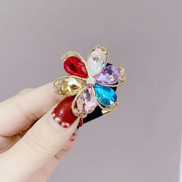 Immagine prodotto Avizar Glänzender Blumen-Haargummi (Elastico per capelli)