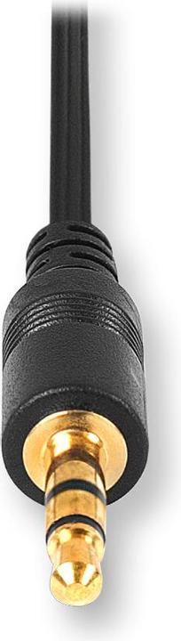 Actual product image ReTrak EUCABLERCA35 audio cable 1 m 3.5mm RCA Black, Silver (1 m, Cinch Cables)