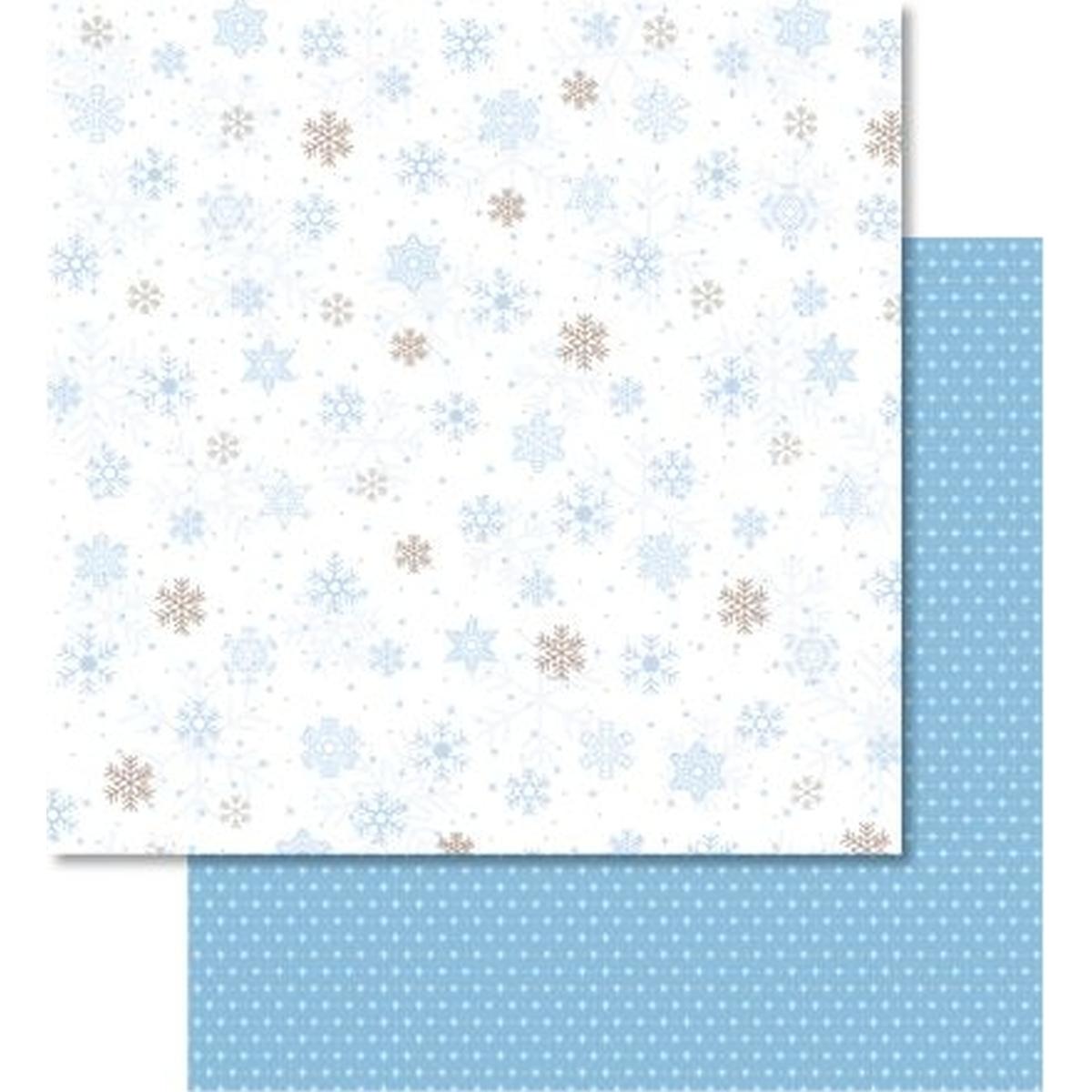 Ursus, Bastelpapier, Scrapbook Paper Classic Christmas blau/braun12x12 Zoll VE=5 Blatt Motiv 3 (5 x)