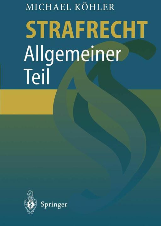 Produktbild Strafrecht (Deutsch, M. Köhler, 1997)