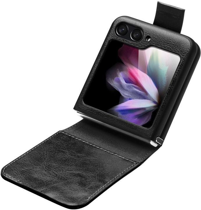 Produktbild QiAlino Hülle Flip mit magnetischem Verschluss (Samsung Galaxy Z Flip5)