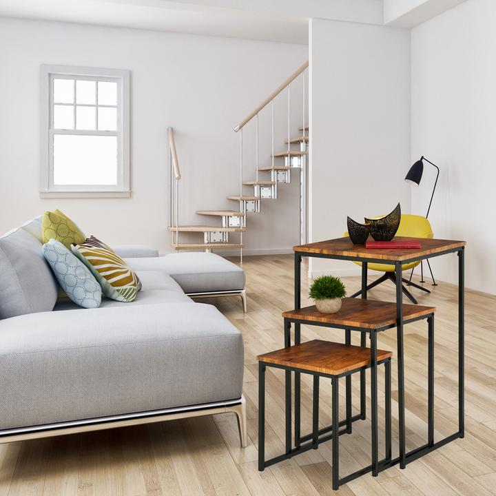 Immagine prodotto Relaxdays Noah (54 x 40 x 40 cm, 46 x 46 x 76 cm, 42 x 34 x 34 cm)