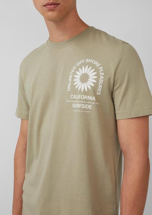 Produktbild S.Oliver T-Shirt T-Shirt mit Crew Neck und Frontprint (M)