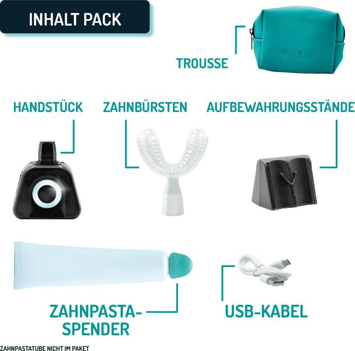 Image du produit Y-Brush NylonBlack Premium (adulte) (Brosse à dents sonique)