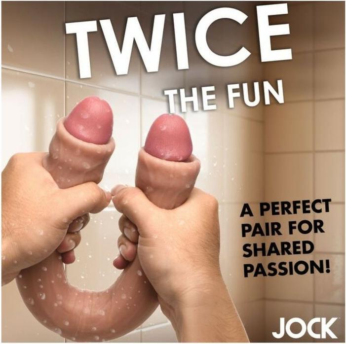 Image du produit Pipedream Doppelter Silikondildo Jock Echte Haut 40 cm