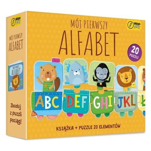 Wilga Play Puzzel 20 El+Boek Mijn Alfabet (20 onderdelen)