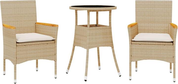 Produktbild vidaXL Garten Essgruppe (60 x 60 x 75 cm)