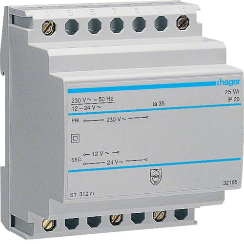 Hager ST312 - 230 V - Telefonanlage, Transformator