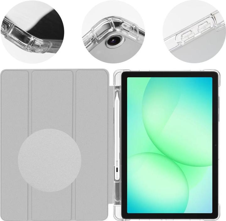 Actual product image Obal:Me MistyTab Case for Samsung Galaxy Tab A11+ Light Gray (Samsung Galaxy Tab A11+)
