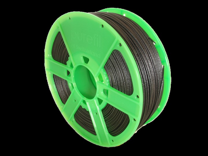Actual product image Purefil Filament (PC, 1.75 mm, 1000 g, Black)